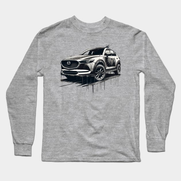 Mazda CX-5 Long Sleeve T-Shirt by Vehicles-Art